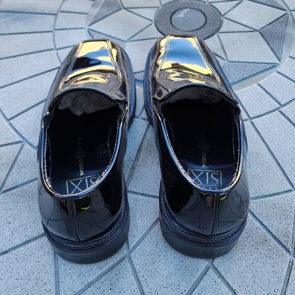 After Six Glossy Patent Faux Leather Dress Shoes 8 - Picture 4 of 8